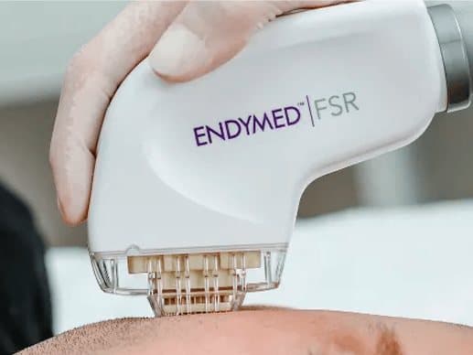 Aplicador ENDYMED FSR sobre la piel